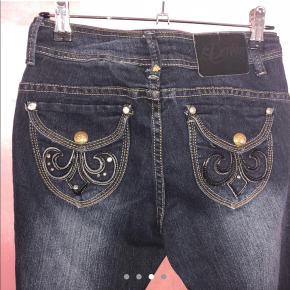 🔥🤩 DERÉON LOW RISE JEANS - Picture 4 of 7